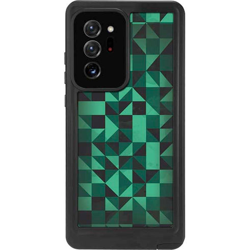 Black & Green Galaxy Note20 Ultra 5G Waterproof Case